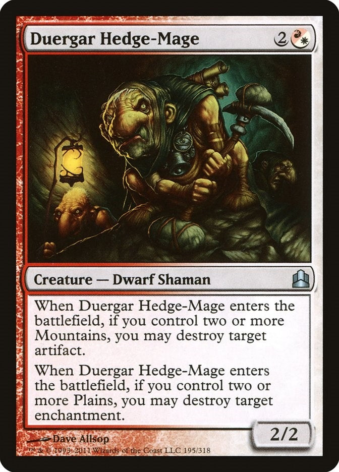 Duergar Hedge-Mage (195) (CMD)