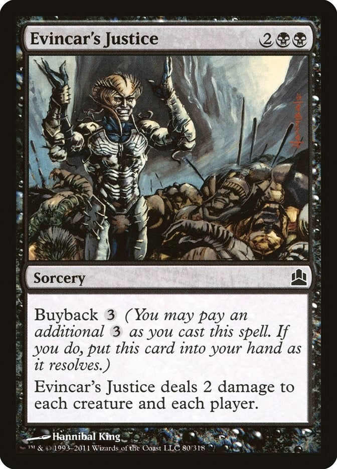 Evincar's Justice (80) (CMD)