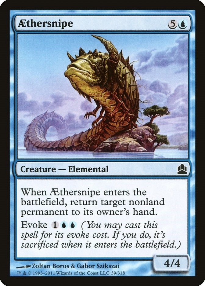 Image for Aethersnipe (39) (CMD) - Magic: The Gathering