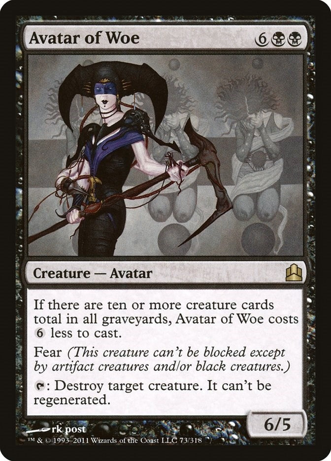 Avatar of Woe (73) (CMD)