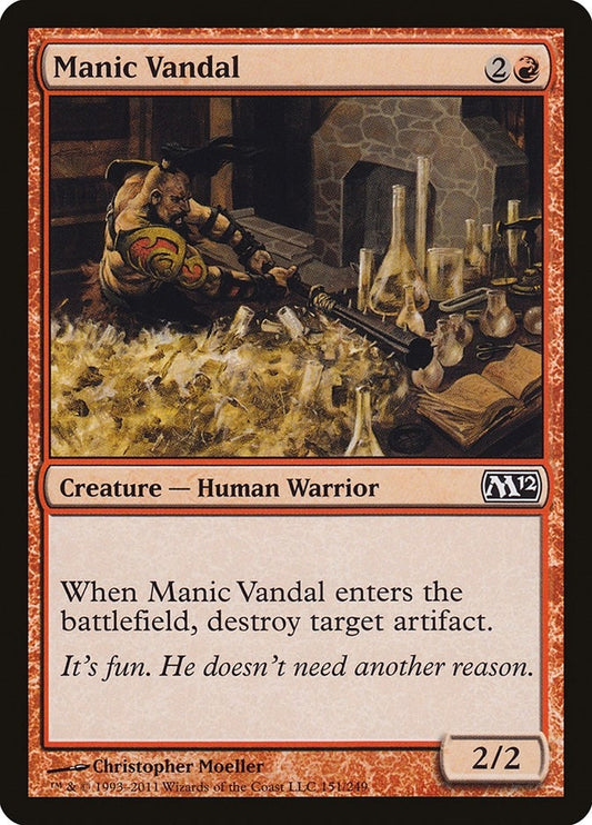 Image for Manic Vandal (151) (M12) - Magic: The Gathering