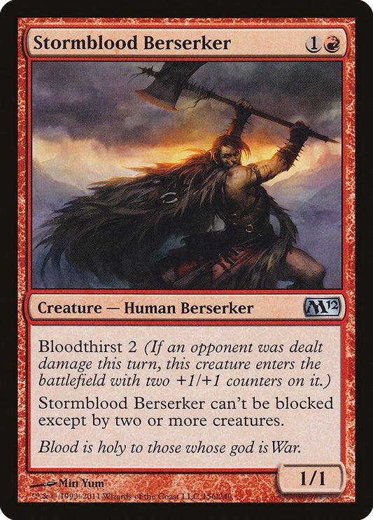 Image for Stormblood Berserker (156) (M12) - Magic: The Gathering