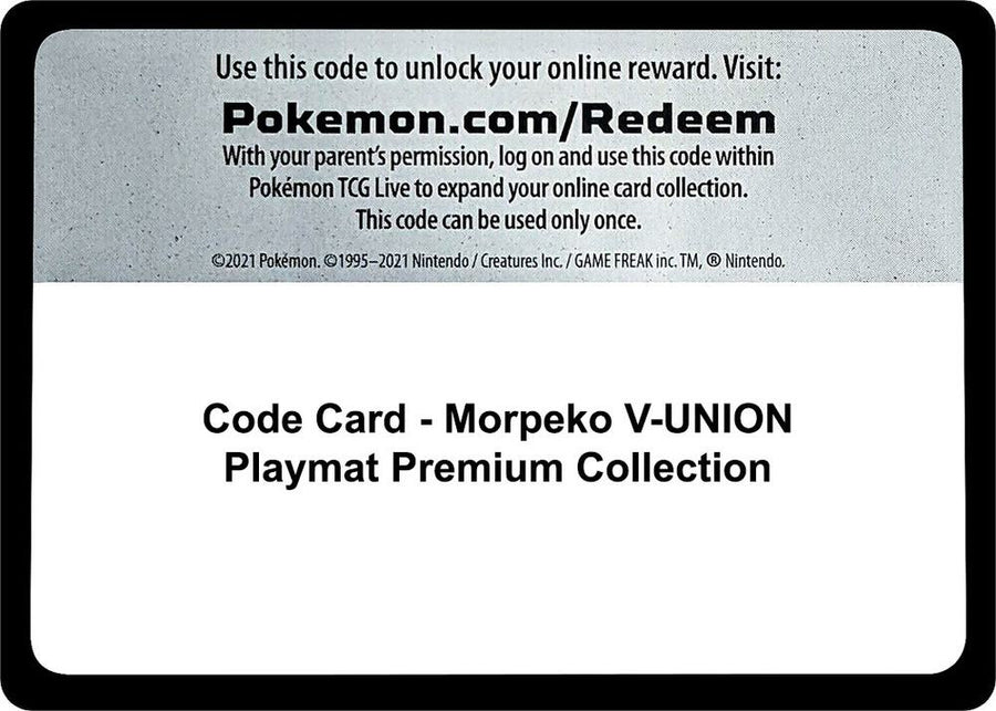 Code Card - Morpeko V-UNION Playmat Premium Collection (CRZ)