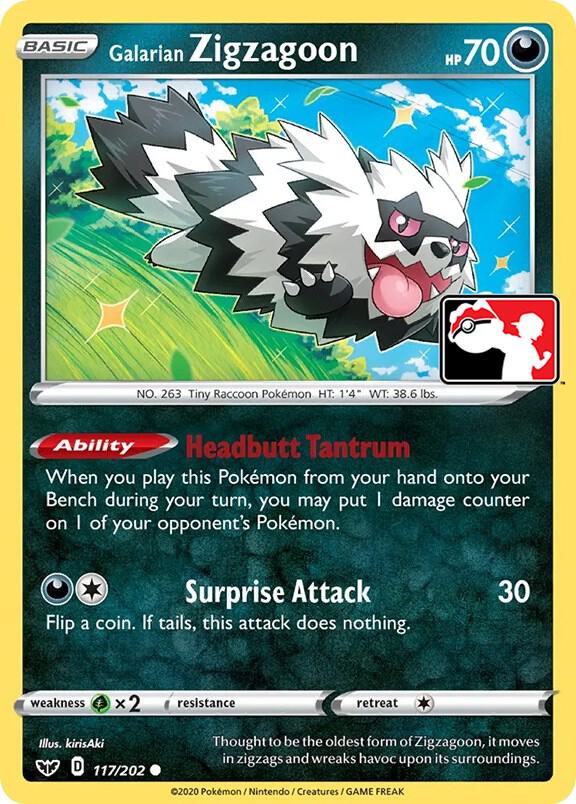 Galarian Zigzagoon - 117/202 (117/202)