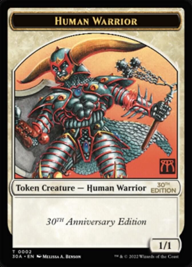 Human Warrior Token (2) (30A)
