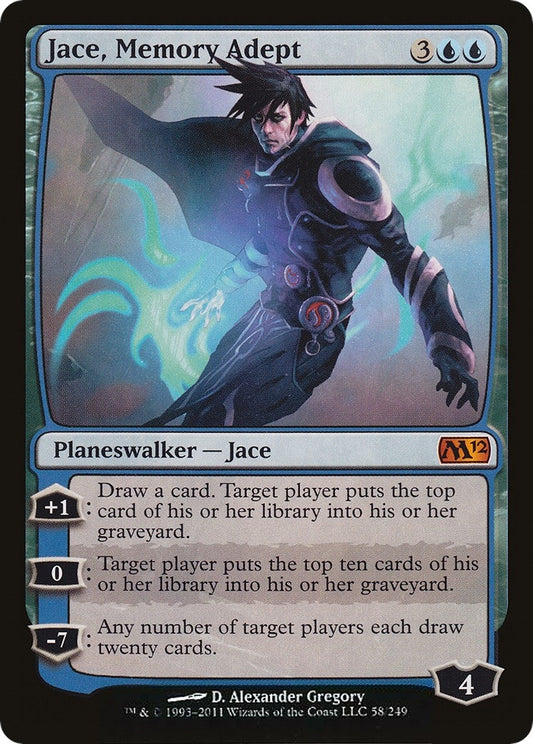 Image for Jace, Memory Adept (58) (M12) - Magic: The Gathering