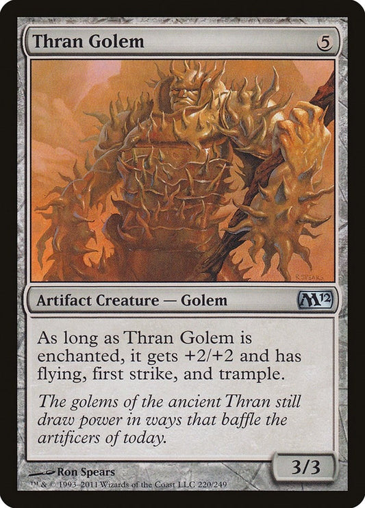 Image for Thran Golem (220) (M12) - Magic: The Gathering
