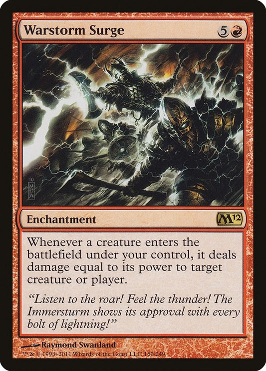 Image for Warstorm Surge (160) (M12) - Magic: The Gathering