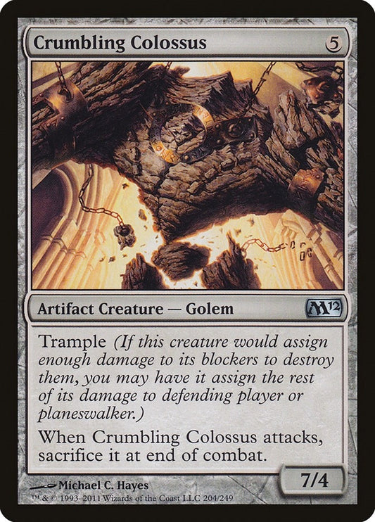 Image for Crumbling Colossus (204) (M12) - Magic: The Gathering