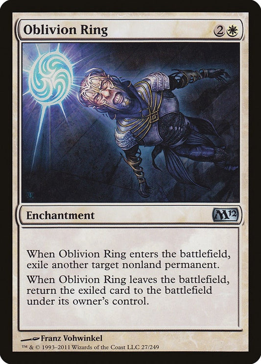 Image for Oblivion Ring (27) (M12) - Magic: The Gathering