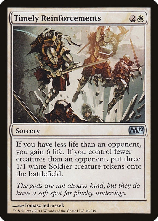 Image for Timely Reinforcements (40) (M12) - Magic: The Gathering
