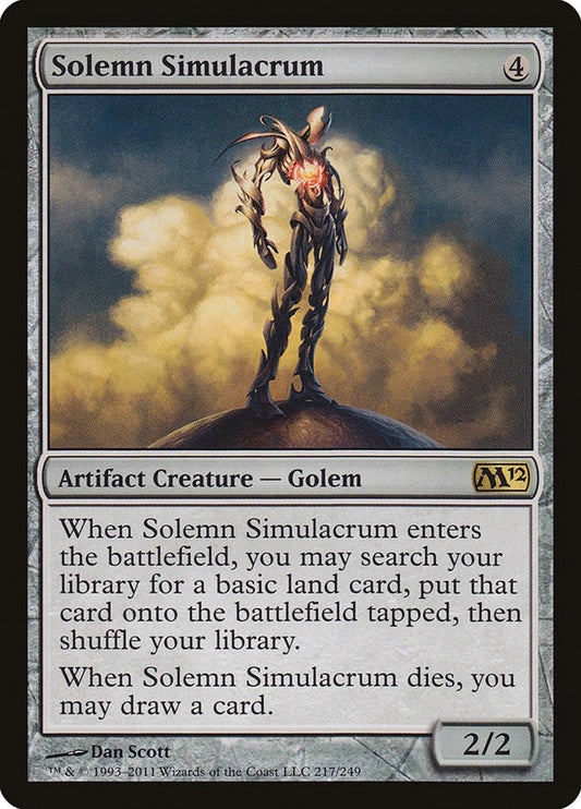 Image for Solemn Simulacrum (217) (M12) - Magic: The Gathering