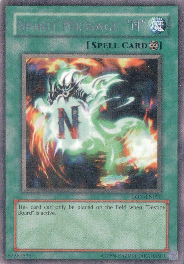 Spirit Message "N" (LON-EN090) (LON-EN)