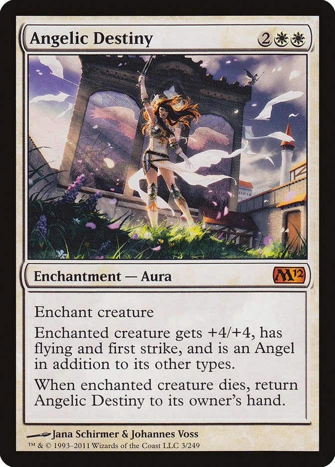 Image for Angelic Destiny (3) (M12) - Magic: The Gathering