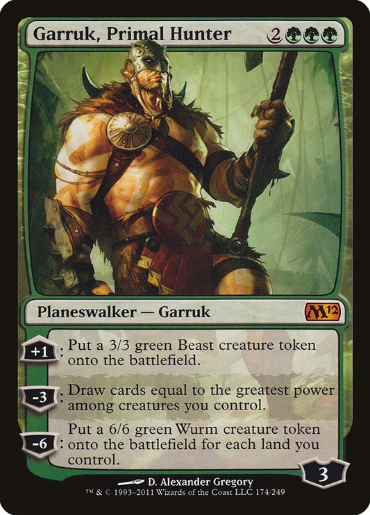Image for Garruk, Primal Hunter (174) (M12) - Magic: The Gathering