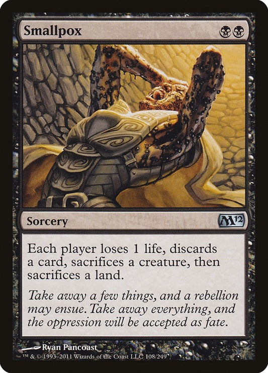 Image for Smallpox (108) (M12) - Magic: The Gathering
