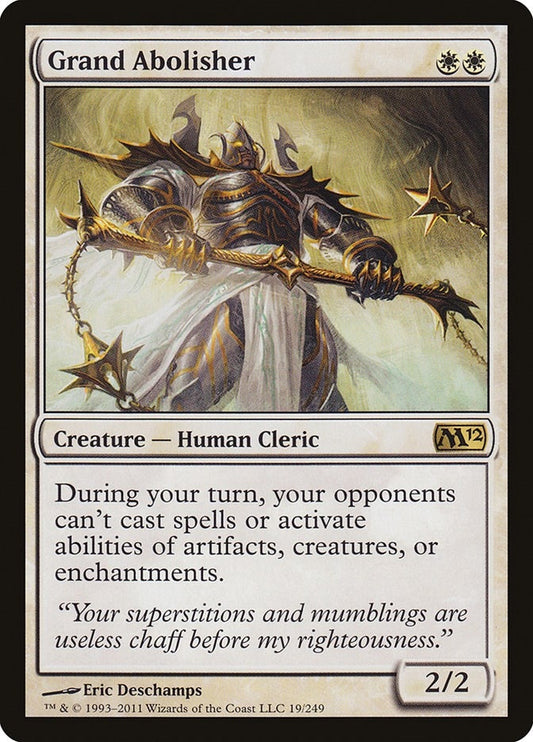 Image for Grand Abolisher (19) (M12) - Magic: The Gathering
