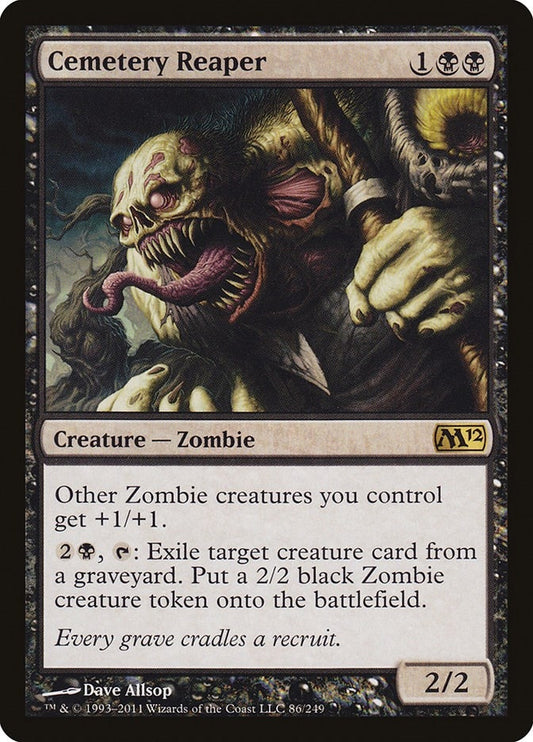 Image for Cemetery Reaper (86) (M12) - Magic: The Gathering