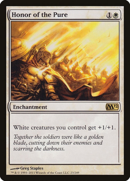 Image for Honor of the Pure (23) (M12) - Magic: The Gathering