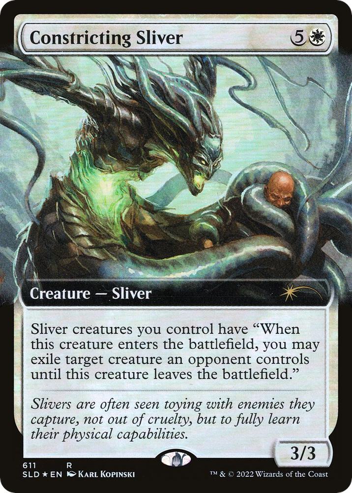 Constricting Sliver (Extended Art) (611) (SLD)