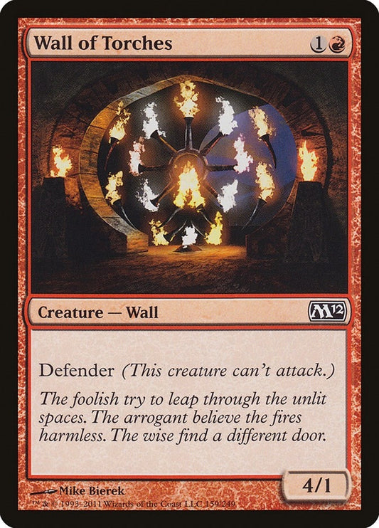 Image for Wall of Torches (159) (M12) - Magic: The Gathering