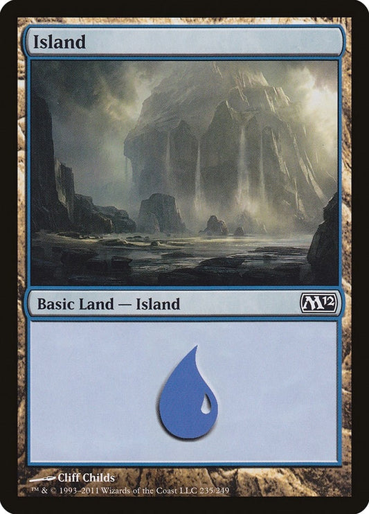 Image for Island (235) (235) (M12) - Magic: The Gathering