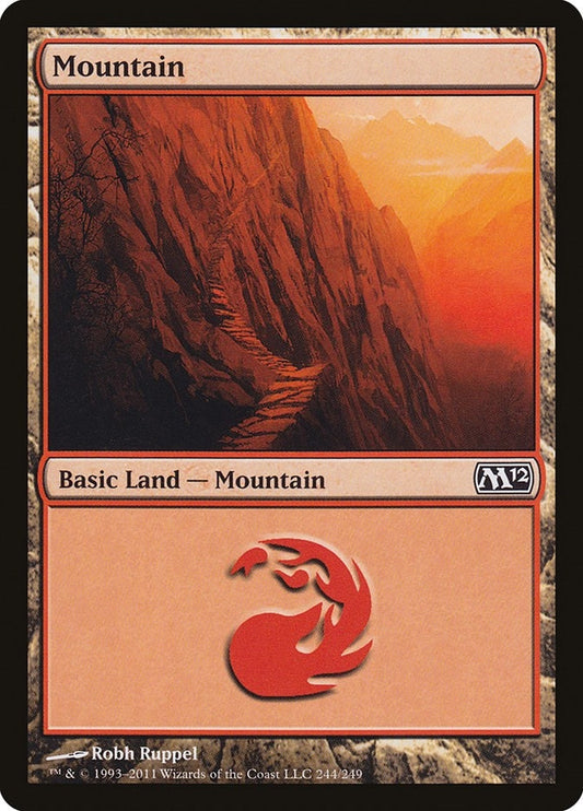 Image for Mountain (244) (244) (M12) - Magic: The Gathering