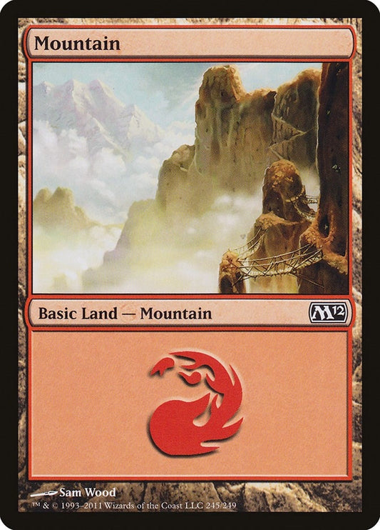Image for Mountain (245) (245) (M12) - Magic: The Gathering