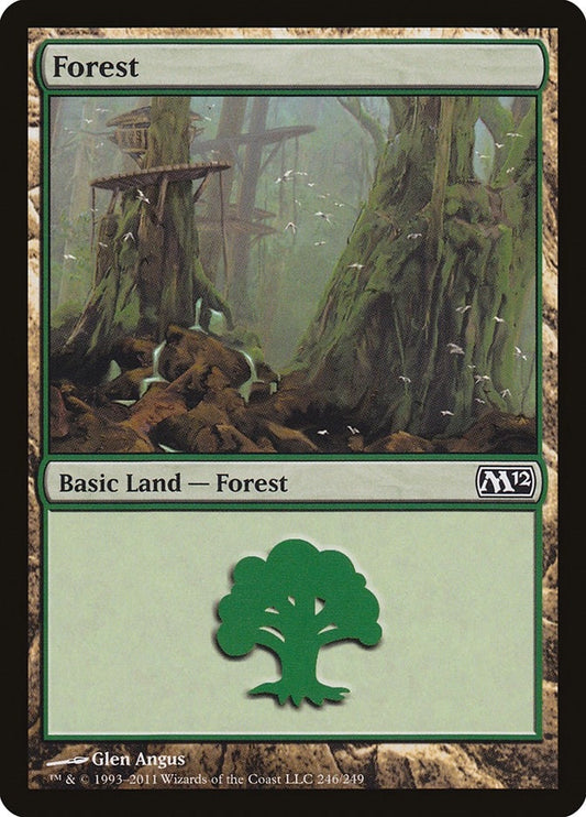 Image for Forest (246) (246) (M12) - Magic: The Gathering