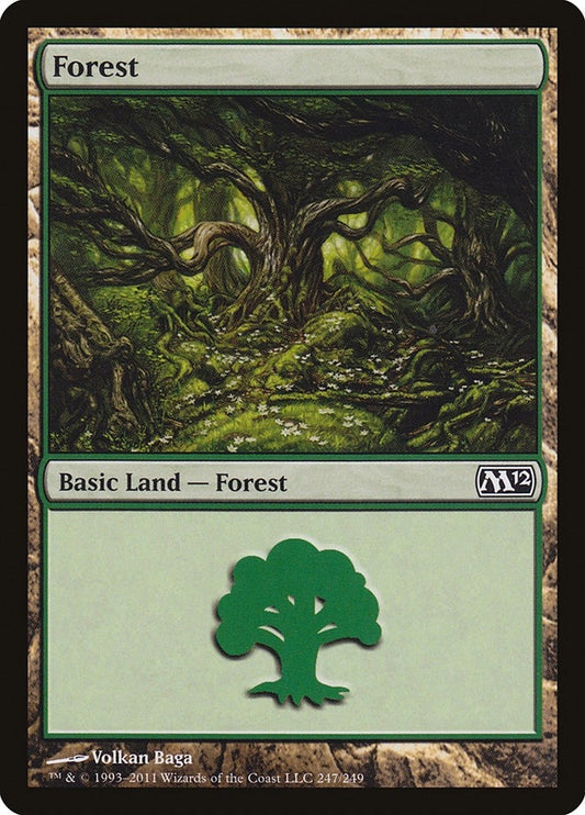Image for Forest (247) (247) (M12) - Magic: The Gathering