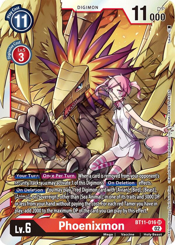 Phoenixmon (BT11-016 SR) (BT-11)