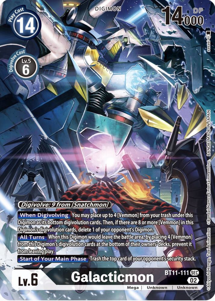 Galacticmon (Alternate Art) (BT11-111 SEC) (BT-11)