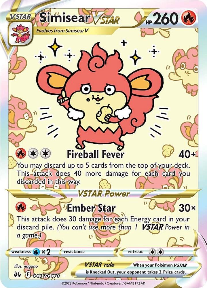 Simisear VSTAR (GG37/GG70) (CRZ:GG)