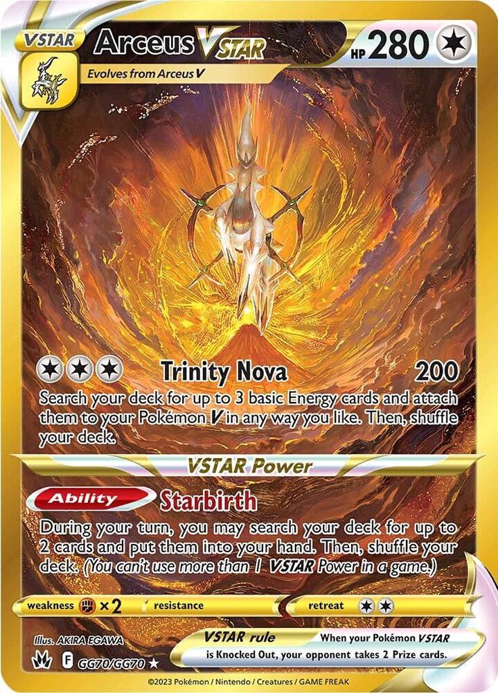 Arceus VSTAR (Secret) (GG70/GG70) (CRZ:GG)