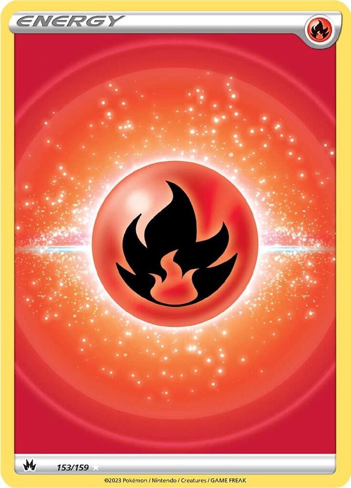 Fire Energy (Texture Full Art) (153/159) (CRZ)