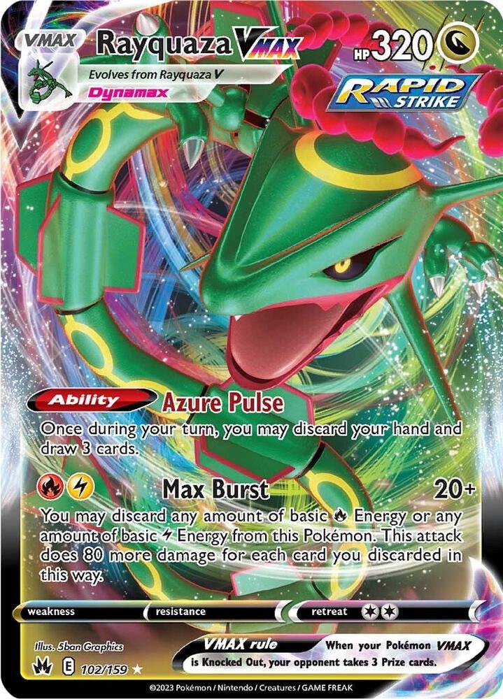 Rayquaza VMAX (102) (102/159) (CRZ)