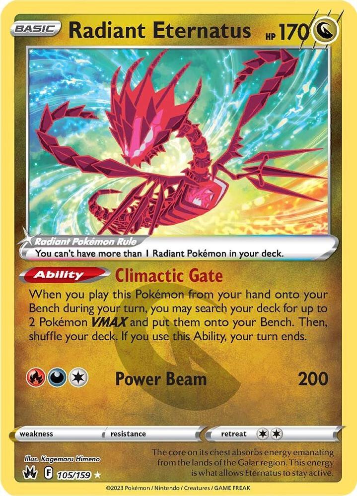 Radiant Eternatus (105/159) (CRZ)