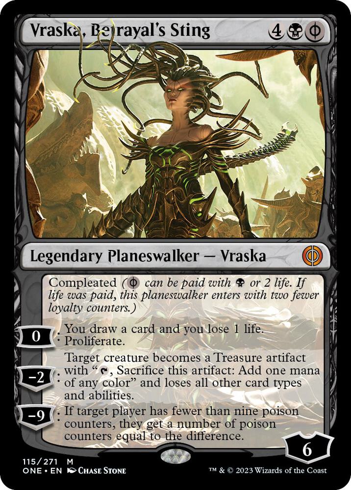 Vraska, Betrayal's Sting (115) (ONE)
