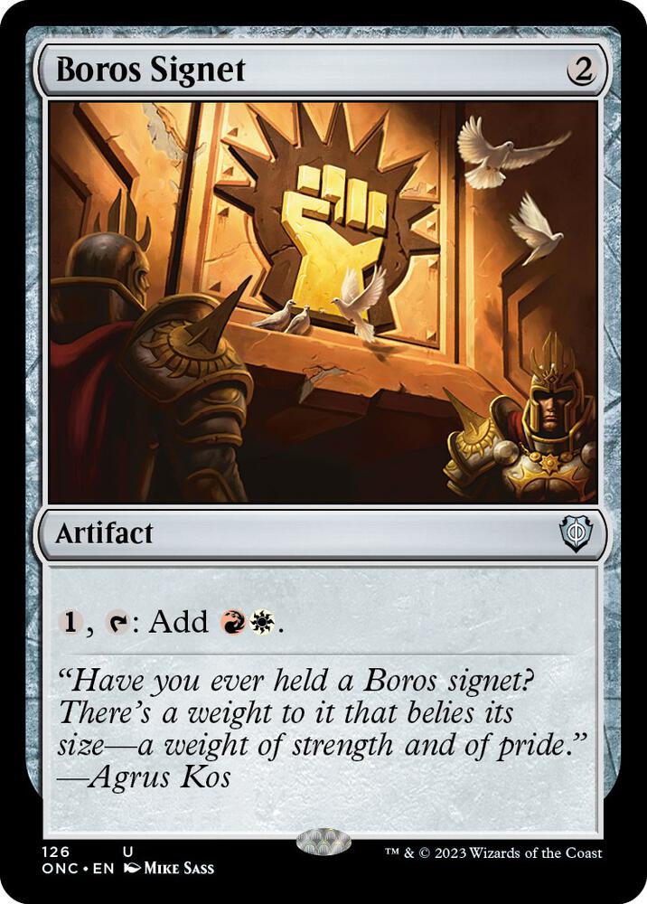 Boros Signet (126) (ONC)