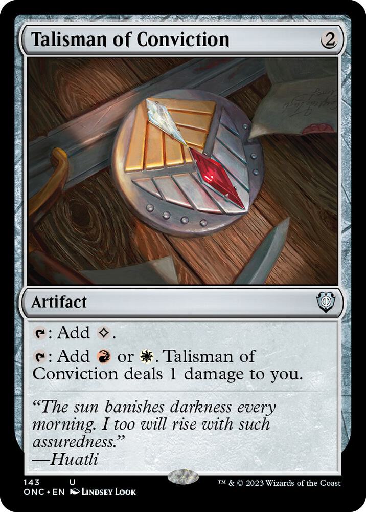 Talisman of Conviction (143) (ONC)