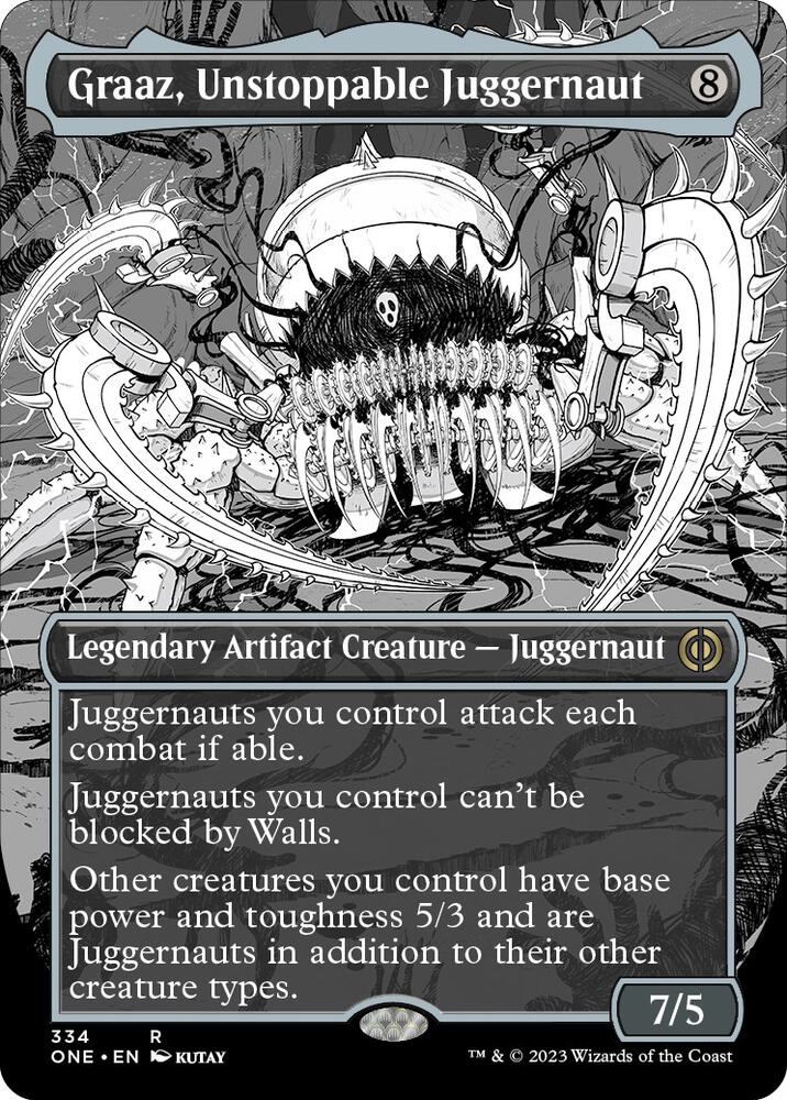 Graaz, Unstoppable Juggernaut (Borderless) (334) (ONE)