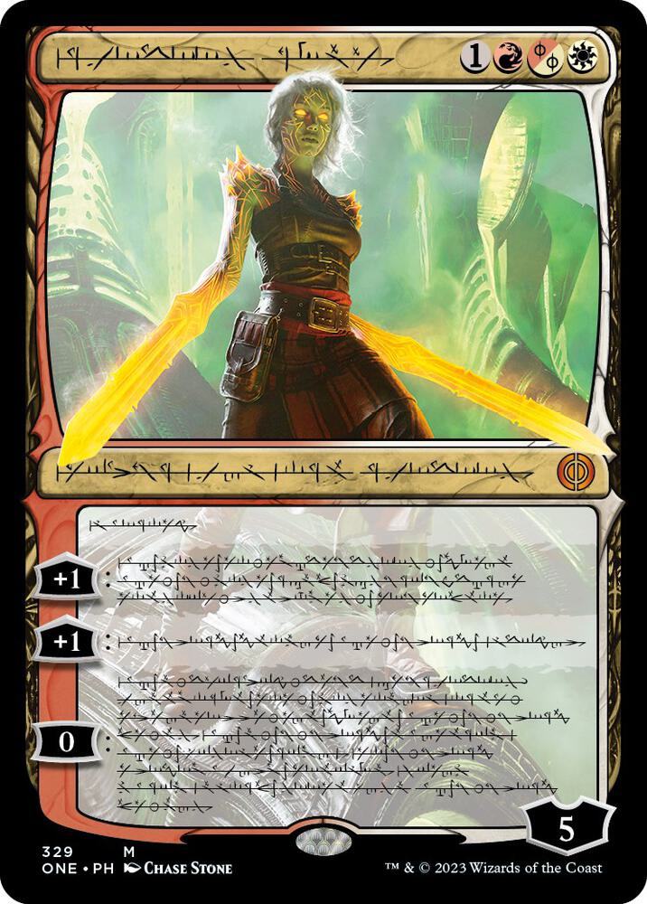 Nahiri, the Unforgiving (Phyrexian) (329) (ONE)