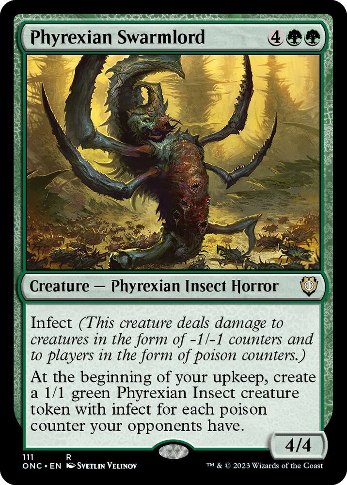 Phyrexian Swarmlord (111) (ONC)