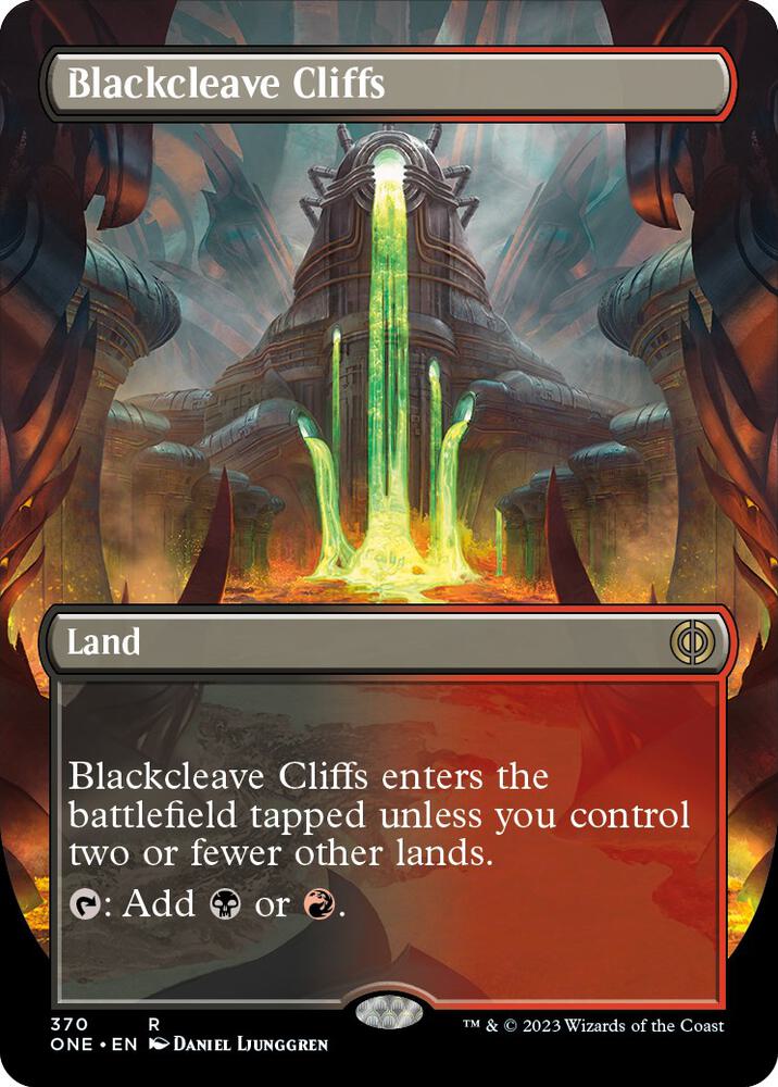 Blackcleave Cliffs (Borderless) (370) (ONE)