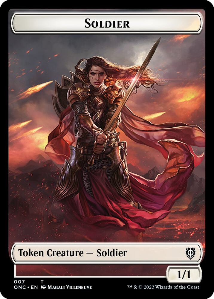 Soldier (007) // Angel (002) Double-Sided Token (7 // 2) (ONC)