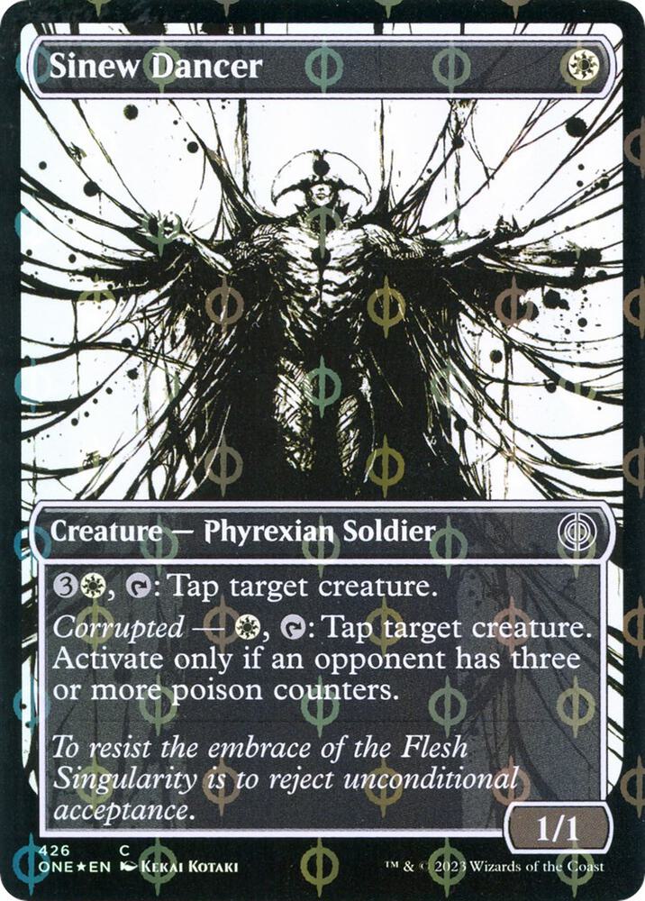 Sinew Dancer (Showcase) (Step-and-Compleat Foil) (426) (ONE)