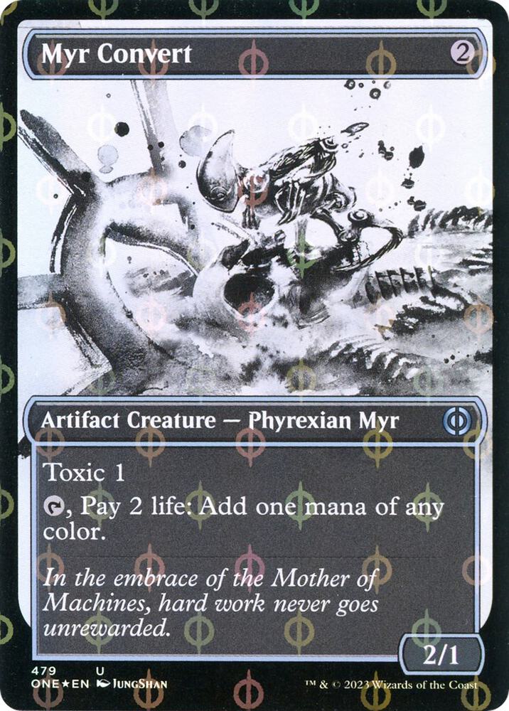 Myr Convert (Showcase) (Step-and-Compleat Foil) (479) (ONE)