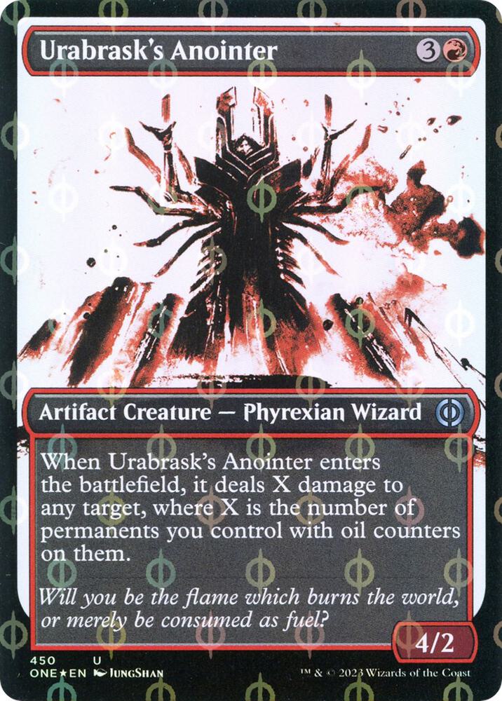Urabrask's Anointer (Showcase) (Step-and-Compleat Foil) (450) (ONE)