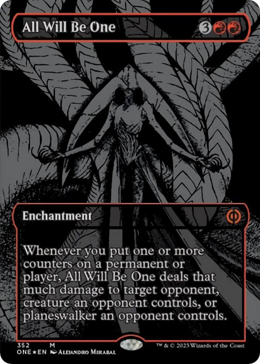 Image for All Will Be One (Oil Slick Raised Foil) (352) (ONE) - Magic: The Gathering