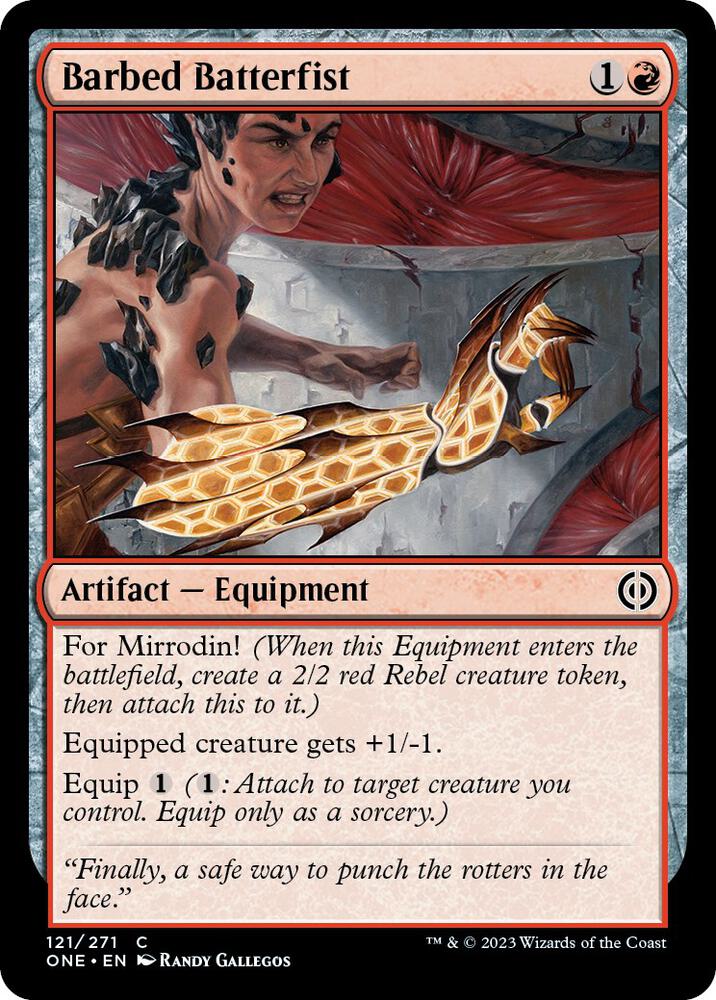 Barbed Batterfist (121) (ONE)